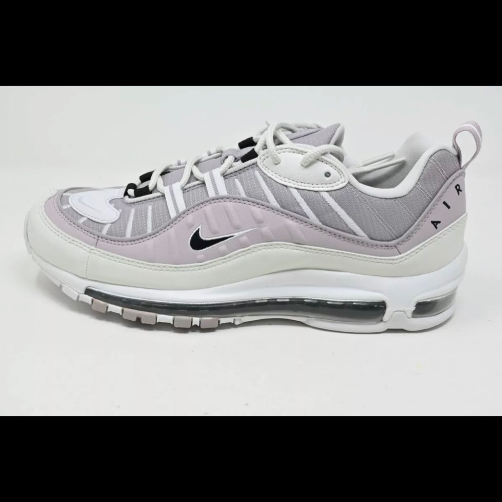 Nike Air Max 98 Women’s US Size 8 Athletic Sneakers Shoes Silver Lilac Violet